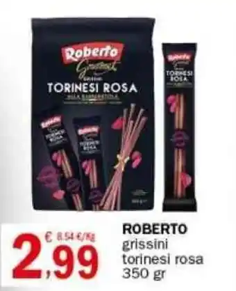 ROBERTO grissini torinesi rosa 350 gr