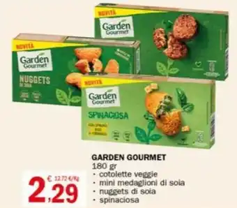 GARDEN GOURMET 180 gr cotolette veggie • mini medaglioni di soia
