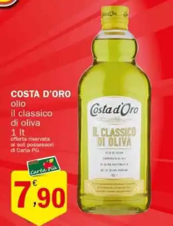 Crai COSTA D'ORO olio il classico di oliva 1 lt offerta