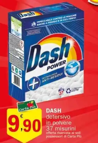DASH detersivo in polvere 37 misurini