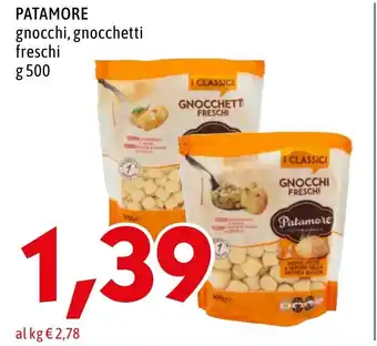 PATAMORE gnocchi, gnocchetti freschi g 500
