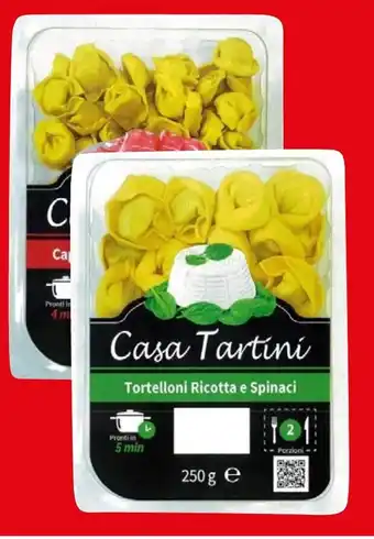 MEGA CASA TARTINI pasta fresca ripiena assortita g 250 offerta