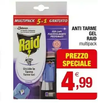 Iperal Raid Anti Tarme Gel offerta