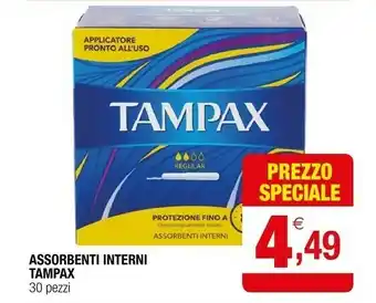 Iperal Tampax Assorbenti Interni offerta