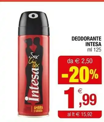Iperal Intesa Deodorante offerta