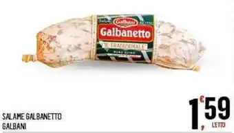 SALAME GALBANETTO GALBANI