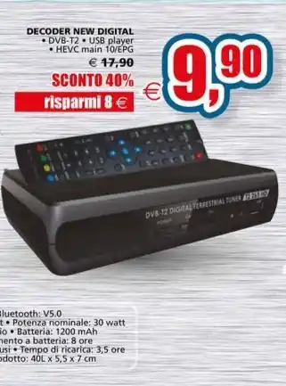 Il Gigante DECODER NEW DIGITAL offerta