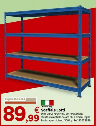 Leroy Merlin Spaceo Scaffale Lotti offerta