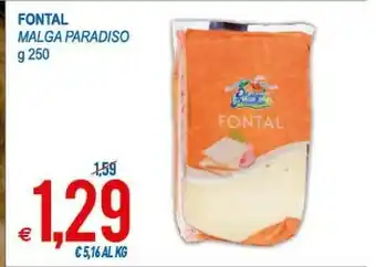 MD Discount Malga Paradiso Fontal 250 G(ml) offerta