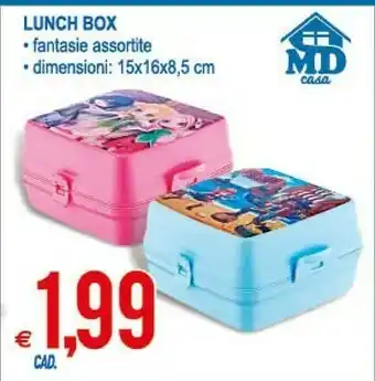 MD Discount Lunch Box Fantasie offerta