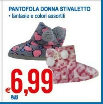 MD Discount Pantofola Donna Stivaletto offerta