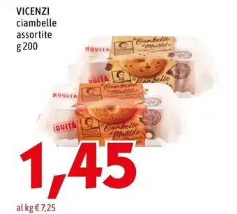 MEGA VICENZI ciambelle assortite g 200 offerta