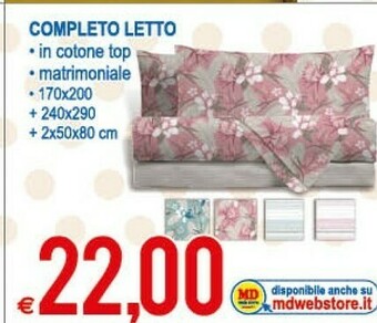 MD Discount Completo Letto offerta