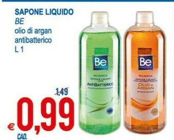 MD Discount Be Sapone Liquido Olio Di Argan Antibatterico offerta
