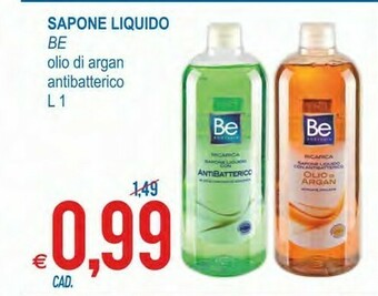 MD Discount Be Sapone Liquido Olio Di Argan Antibatterico offerta
