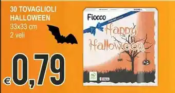 MD Discount 30 Tovaglioli Halloween offerta