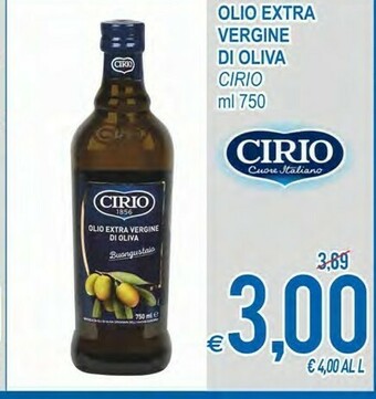 Cirio Olio Extra Vergine Di Oliva 750 G(ml)