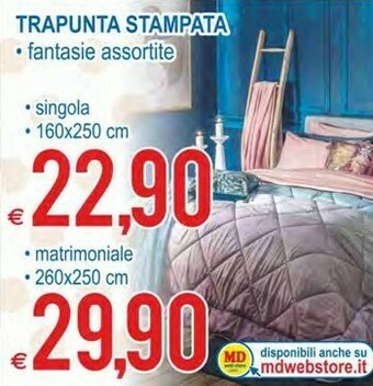 MD Discount Trapunta Stampata offerta