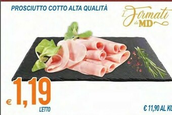 MD Discount Prosciutto Cotto Alta Qualità offerta
