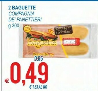 MD Discount Compagnia De' Panettieri - Baguette 300 G(ml) offerta
