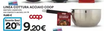 Ipercoop LINEA COTTURA ACCIAIO COOP offerta