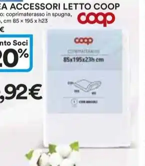Ipercoop LINEA ACCESSORI LETTO COOP offerta