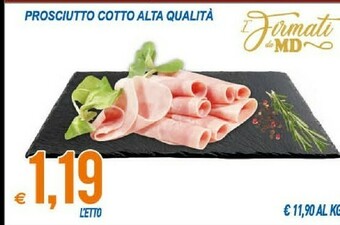 MD Discount Prosciutto Cotto Alta Qualita offerta