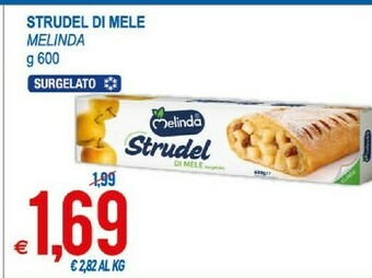 MD Discount Melinda Strudel Di Mele Surgelato 600 G(ml) offerta