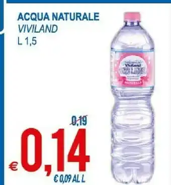 MD Discount Viviland Acqua Naturale offerta