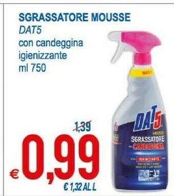 MD Discount Dat5 Sgrassatore Mousse offerta