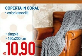 MD Discount Coperta In Coral Singola offerta