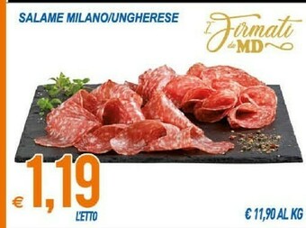 MD Discount Salame Milano offerta