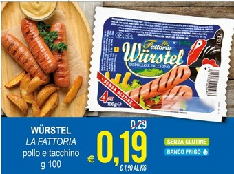 MD Discount La Fattoria Wurstel offerta