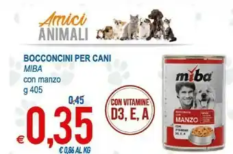 MD Discount Miba Bocconcini Per Cani Con Manzo offerta