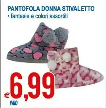 MD Discount Pantofola Donna Stivaletto offerta