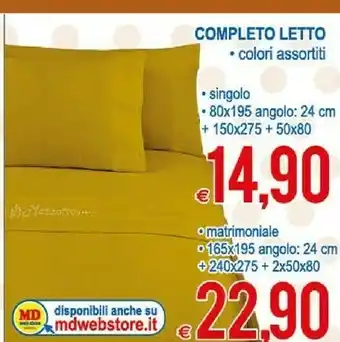 MD Discount Compeleto Letto offerta