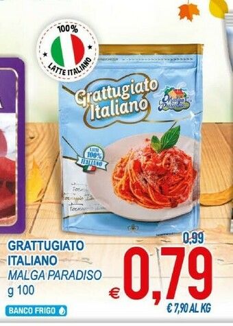 MD Discount Malga Paradiso Grattugiato Italiano offerta