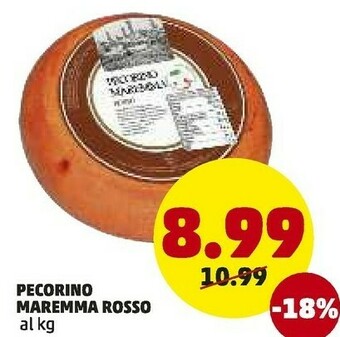 PENNY Pecorino Maremma Rosso offerta