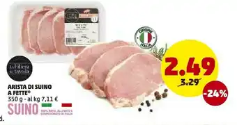 PENNY La filiera in tavola Arrista Di Suino A Fette offerta