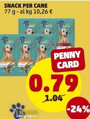 PENNY Snack Per Cane offerta
