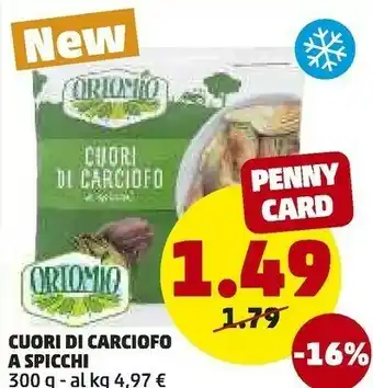 PENNY Ortomio Cuori Di Carciofo A Spicchi offerta
