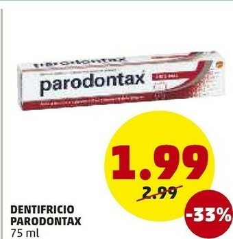 PENNY Parodontax Dentifricio offerta
