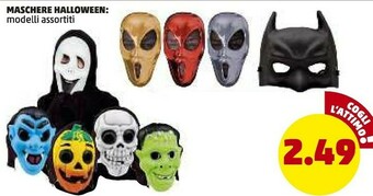 PENNY Maschere Halloween offerta