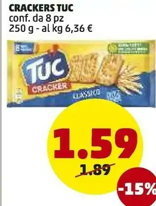 PENNY Saiwa Tuc Cracker Classico 250 G(ml) offerta