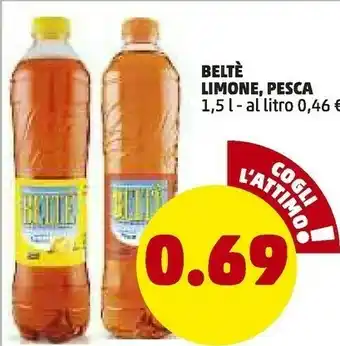 PENNY Beltè Belte Limone offerta