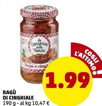 PENNY Le Conserve della Nonna Ragù Di Cinghiale 190 G(ml) offerta