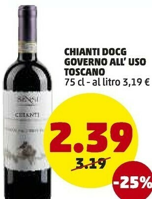 PENNY Chianti Docg Governo All'uso Toscano offerta