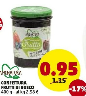 PENNY Amonatura Confettura Frutti Di Bosco offerta