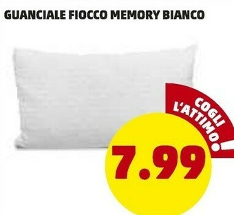 PENNY Guanciale Fiocco Memory Bianco offerta