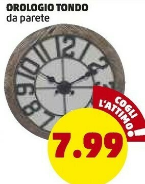 Orologio Tondo Da Parete